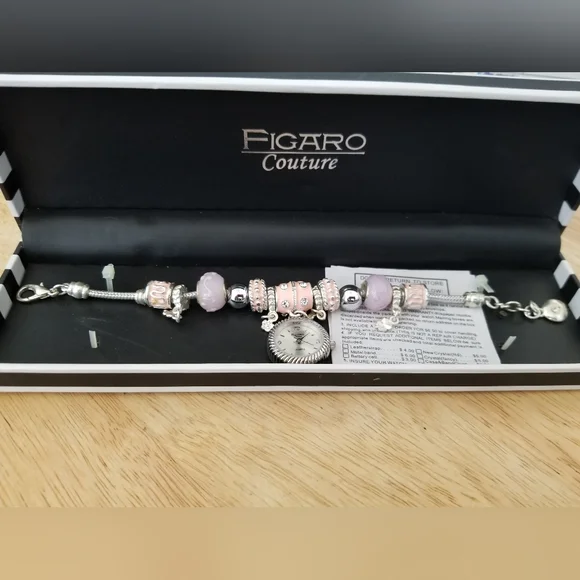 Figaro Couture Bracelet, GUC - Picture 1 of 2